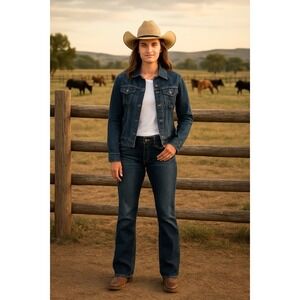 Ariat Jeans Women's 30S Perfect Rise Boot Cut REAL DENIM Western Cowgirl Rodeo